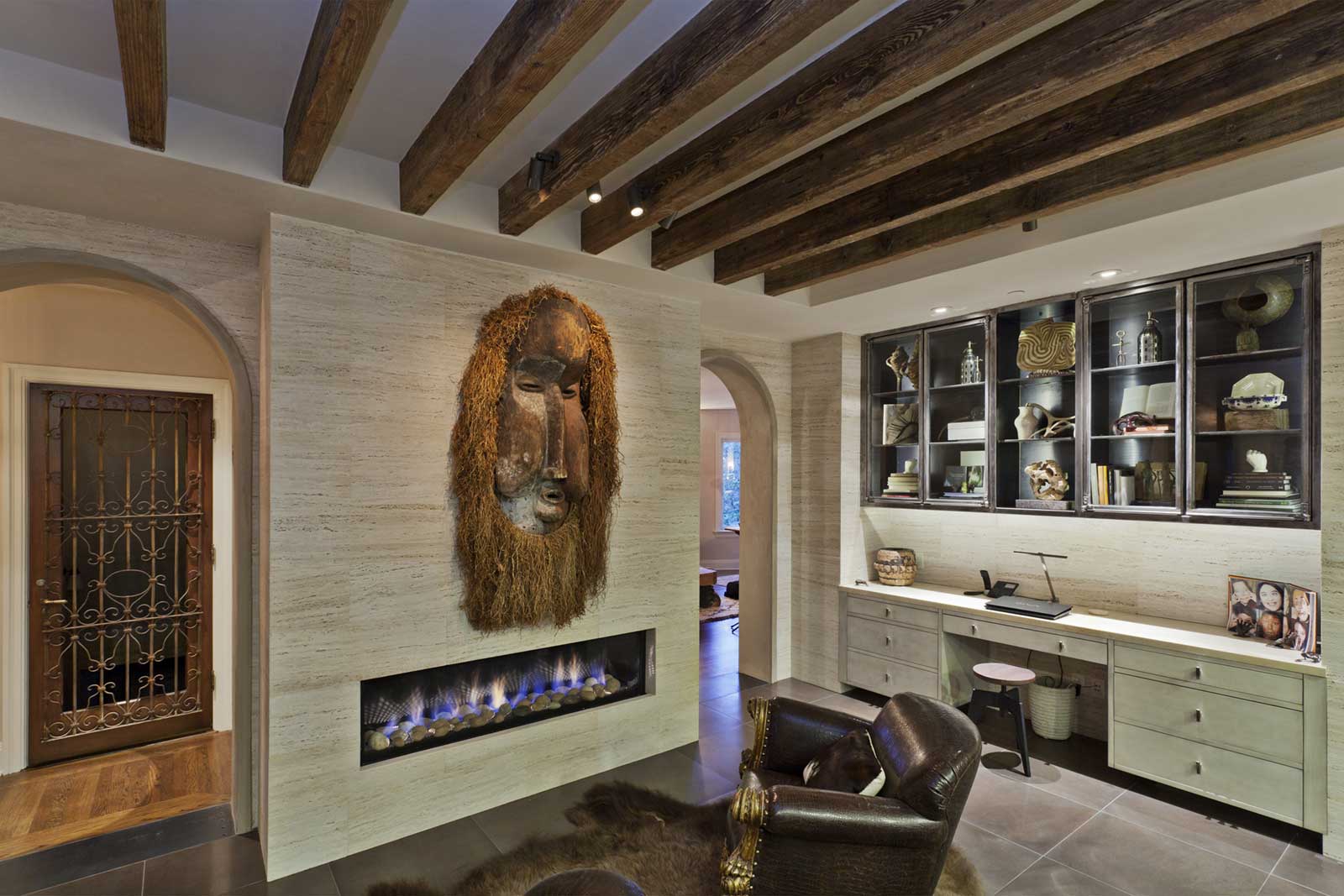 MSHR Kitchen Fireplace
